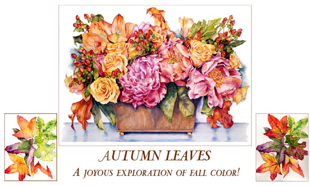 Autumn Leaves Watercolor Lesson