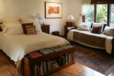 Sally Robertson's Garden Room bedroom