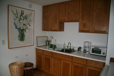 Sally Robertson's Bolinas B&B kitchenette