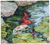 Two Koi watercolor by Sally Robertson